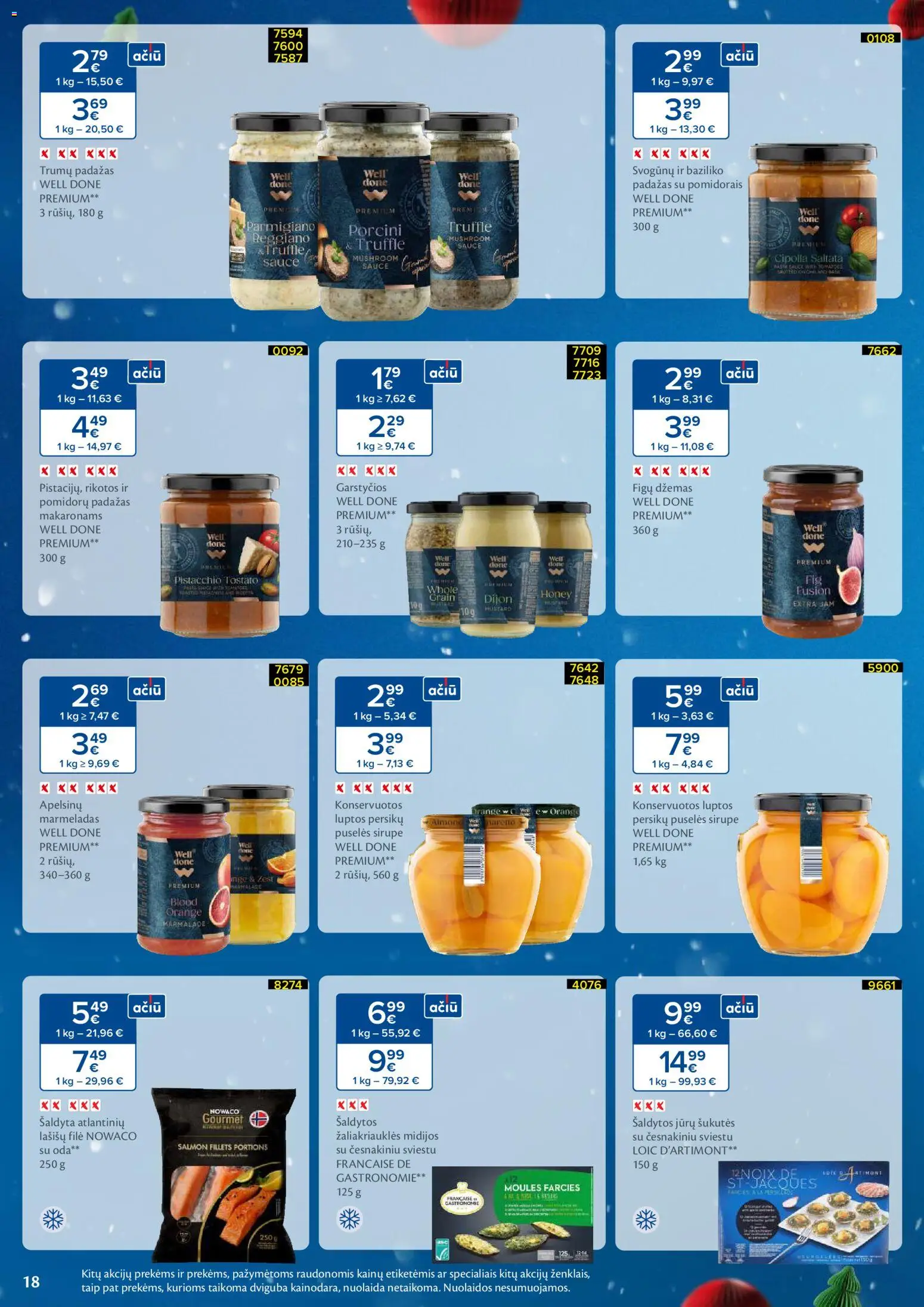 MAXIMA akcijos nuo 04.11.2025 | Puslapis: 18 | Prekių: Pomidorų padažas, Lašišų filė, Padažas