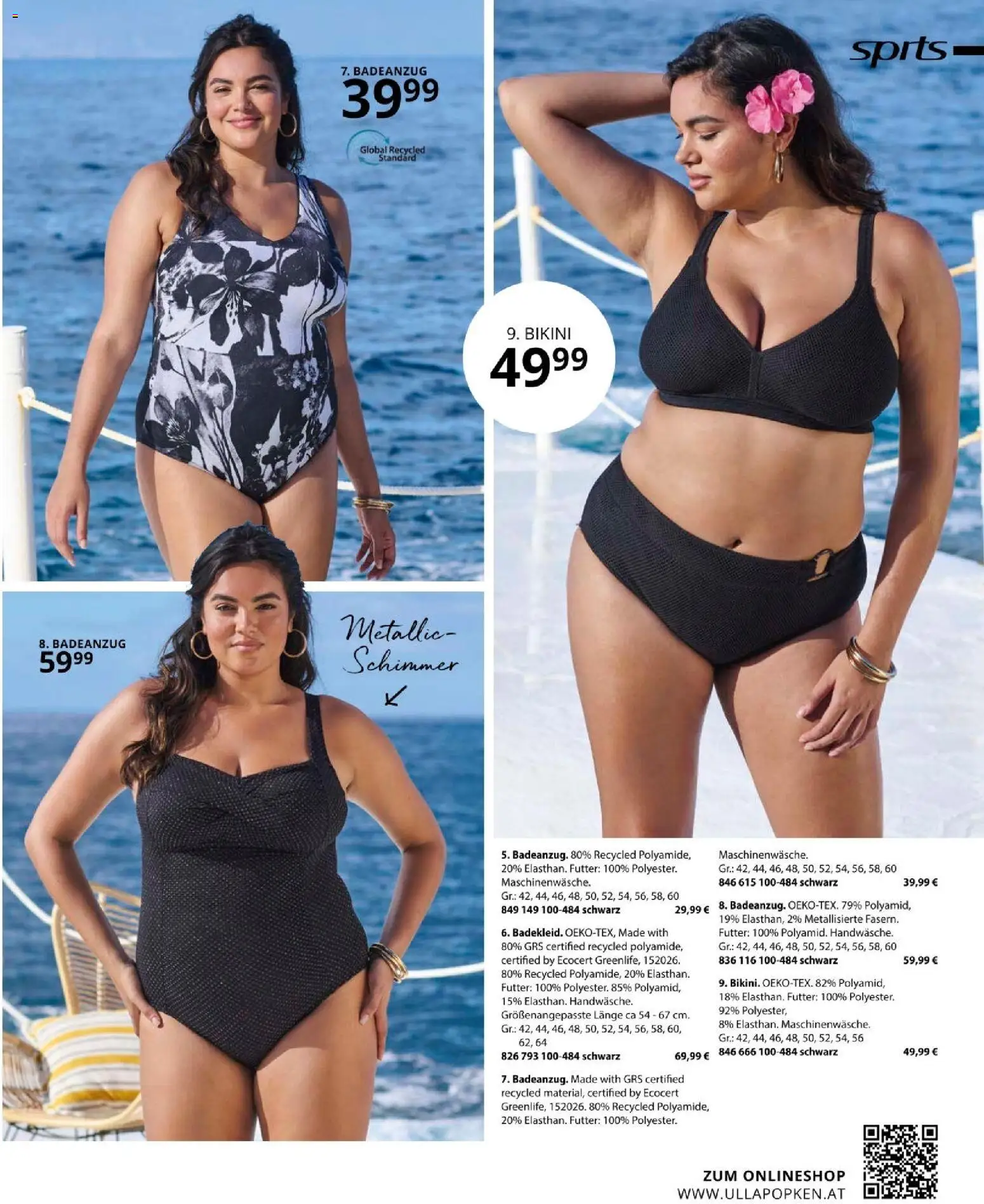 Ulla Popken akciós ujság - amely érvényes a következő dátumtól: 01.04.2026 | Oldal: 171 | Termékek: Bikini