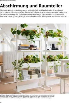 Ikea Büroeinrichtung ab 01.04.2026 gültig | Seite: 34 | Produkte: Raumteiler