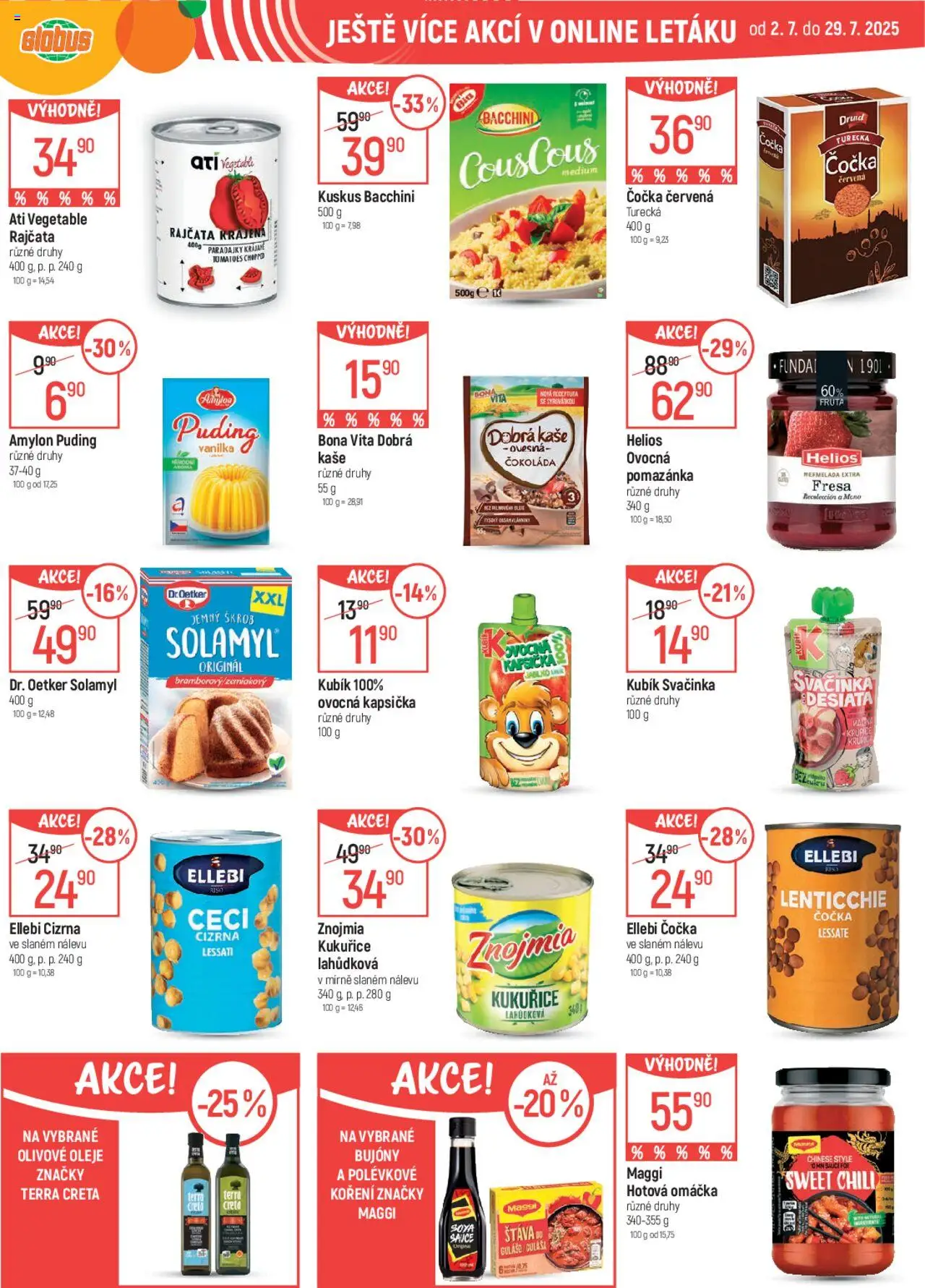 Globus leták od 02.07.2025 | Strana: 39 | Produkty: Oleje, Rajčata, Kuskus, Cizrna