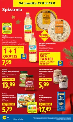 Pogląd oferty "Lidl Gazetka" - ważna od 13.11.2025 | Strona: 52 | Produkty: Olej słonecznikowy, Suszone pomidory, Pizza, Pomidory