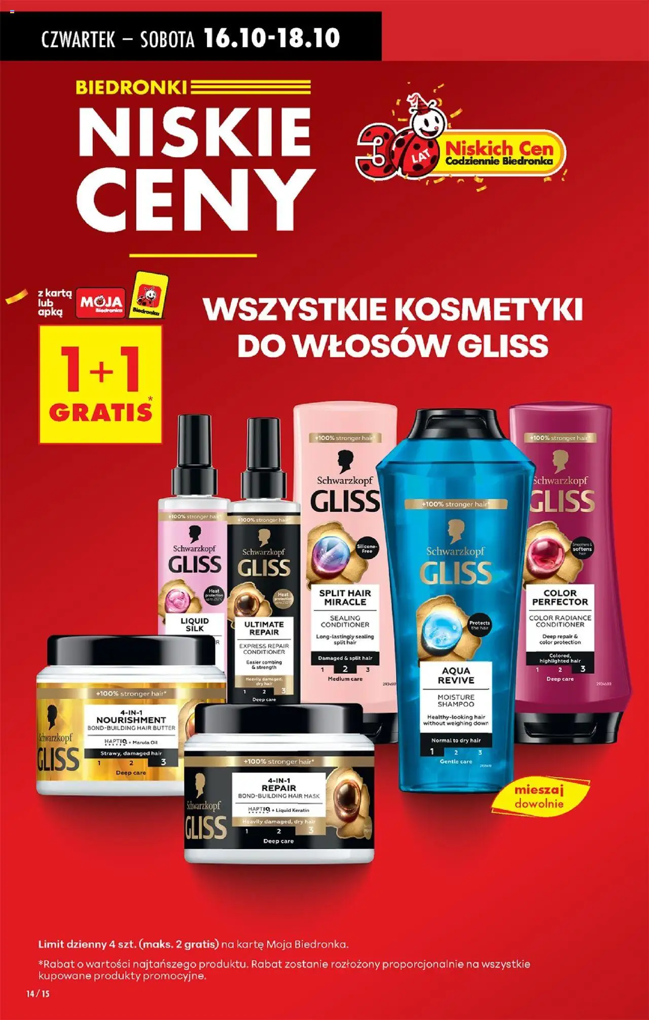Biedronka gazetka - Oferta w tym tygodniu od 16.10.2025 | Strona: 16 | Produkty: Karta, Kosmetyki
