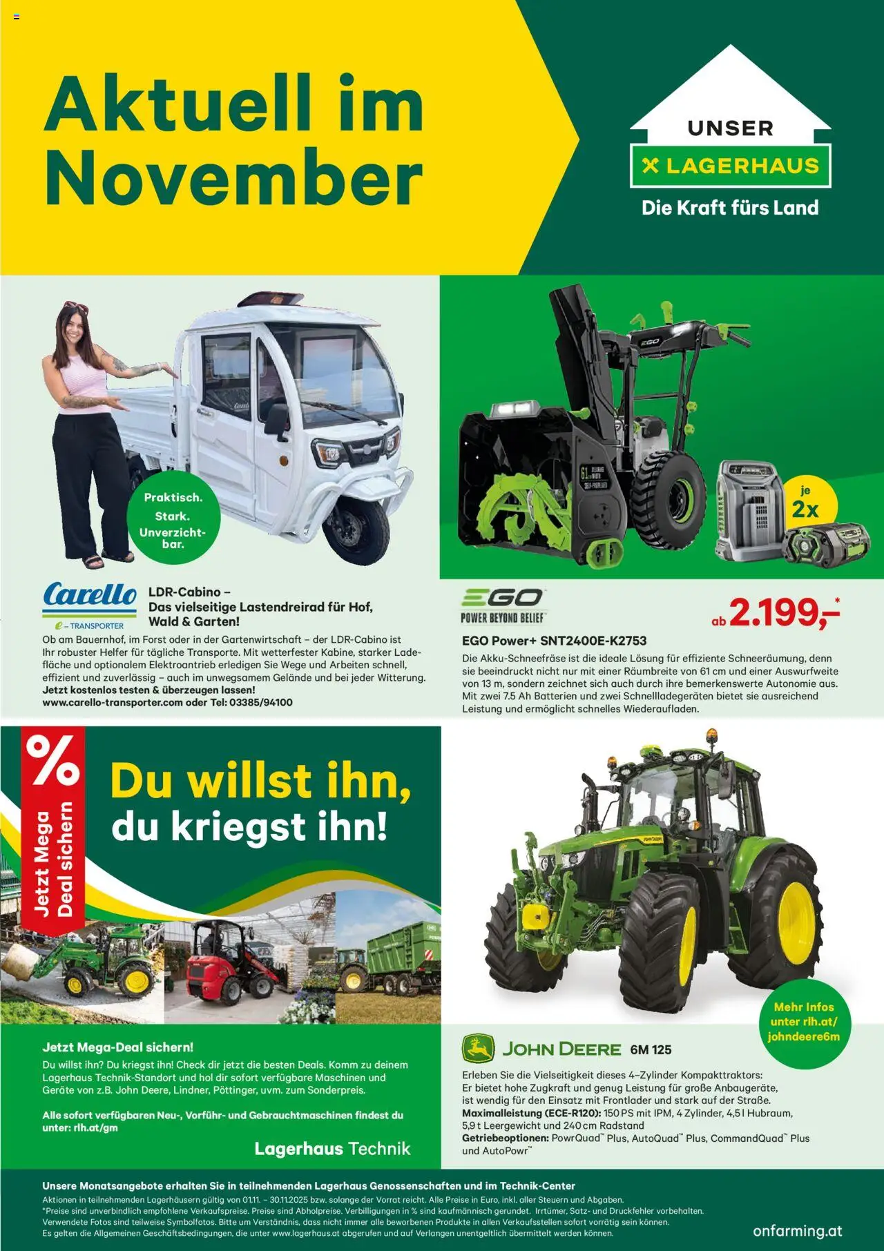 Lagerhaus Unser Land Oktober 2025 gültig ab 01.11.2025 | Seite: 57