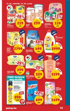 PENNY akciós ujság - amely érvényes a következő dátumtól: 03.07.2025 | Oldal: 20 | Termékek: Kutyaeledel, Papírzsebkendő, Aloe vera, Sampon