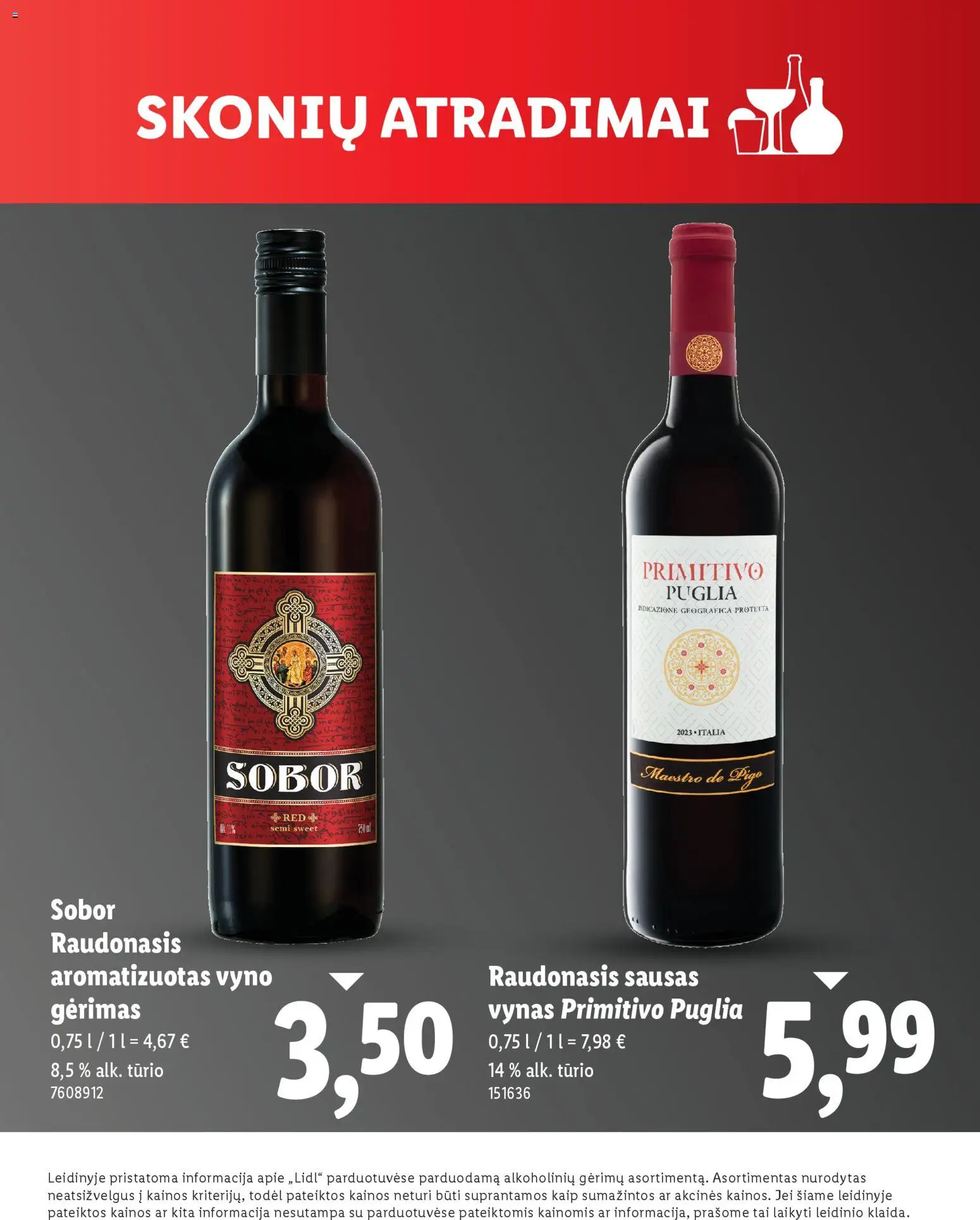 LIDL akcijos nuo 01.12.2025 | Puslapis: 11 | Prekių: Vynas