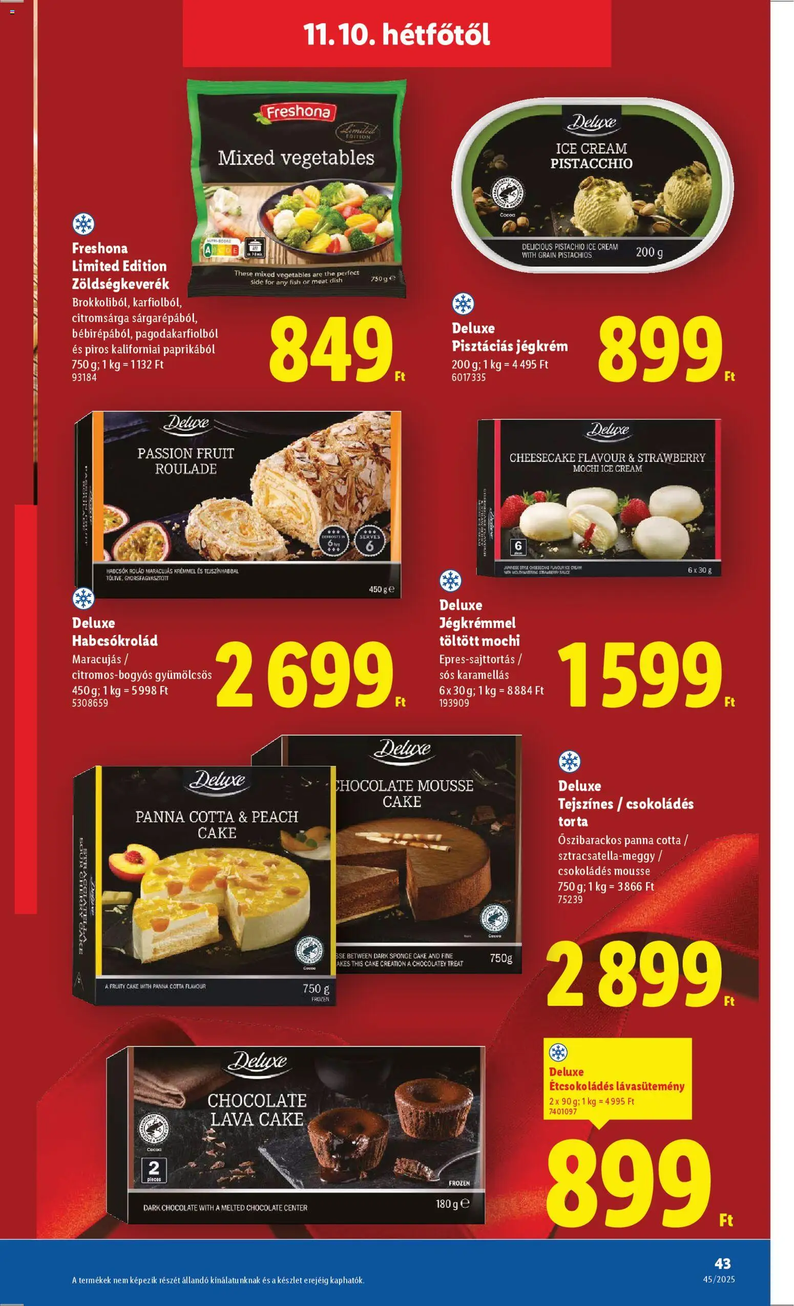 Lidl akciós ujság - amely érvényes a következő dátumtól: 06.11.2025 | Oldal: 43