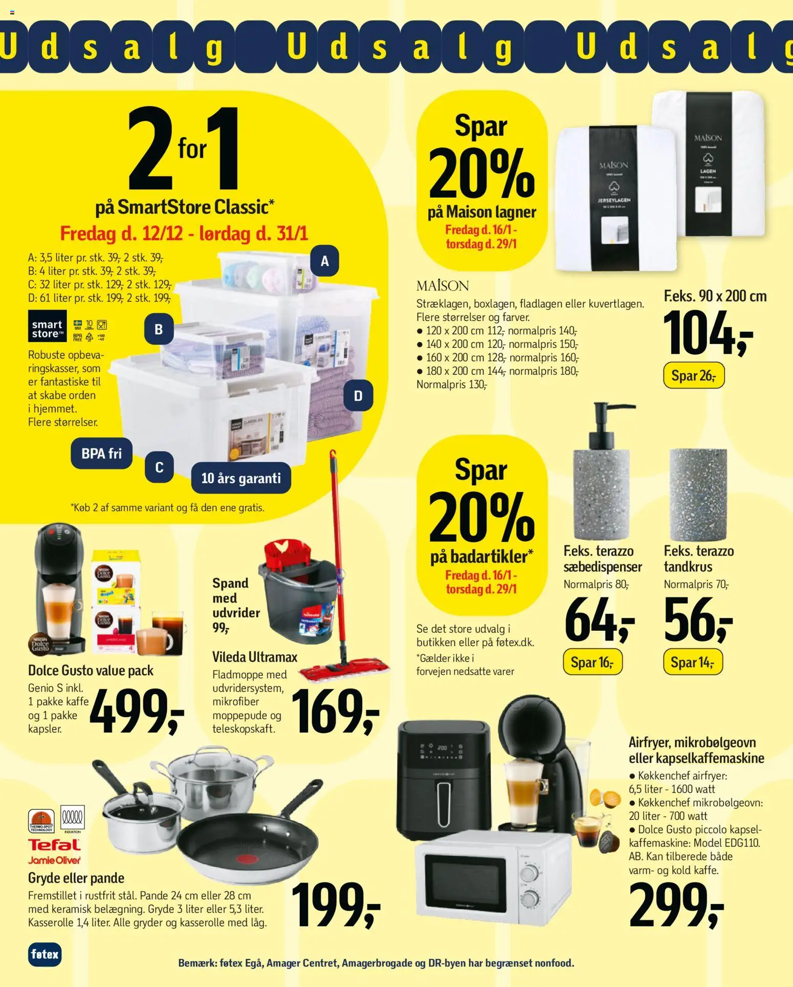 Føtex tilbudsavis – gyldig fra 16.01.2026 | Side: 60 | Produkter: Kaffe, Lagner, Søm, Kaffemaskine