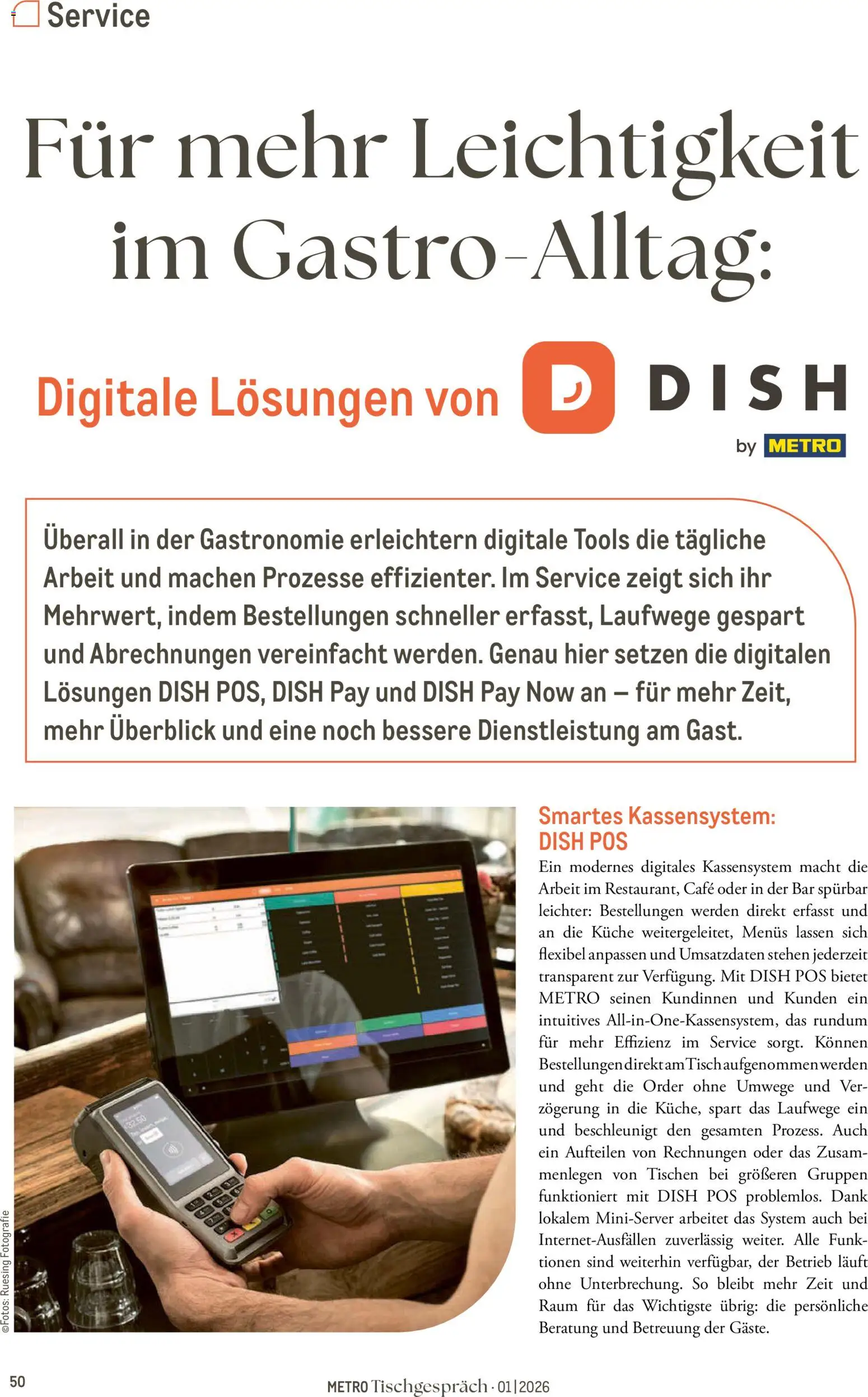 Metro Tischgespräch – gültig ab 01.02.2026 | Seite: 50 | Produkte: Tisch, Küche