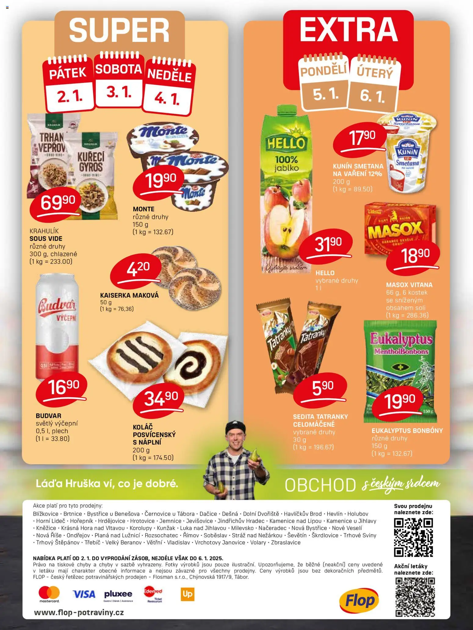 Flop leták od 02.01.2026 | Strana: 12 | Produkty: Tatranky, Kaiserka, Bonbóny, Eukalyptus