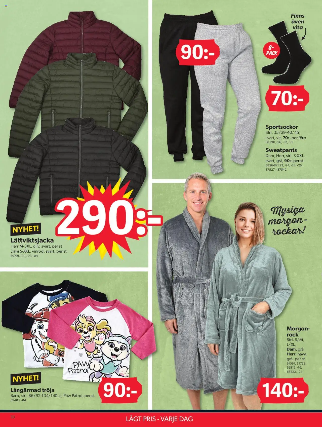 Dollar Store reklamblad aktuell från 11.08.2025 | Sida: 10 | Produkter: Tröja, Rock, Långärmad tröja