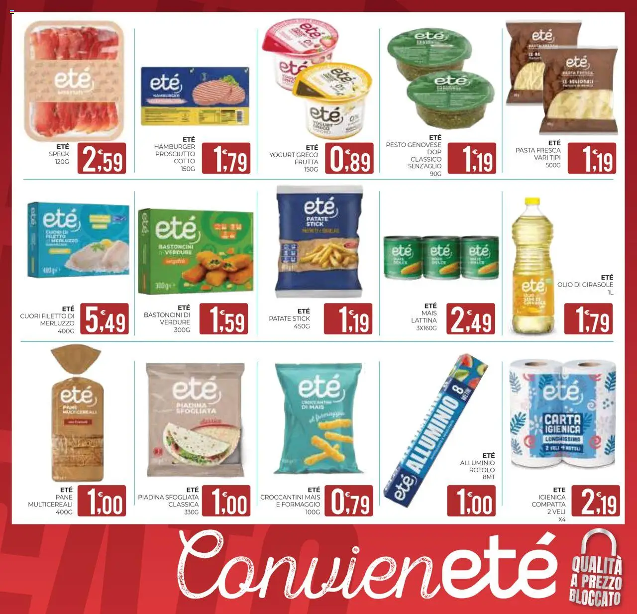 Volantino Eté del 05.08.2025 | Pagina: 6 | Prodotti: Formaggio, Prosciutto, Olio di girasole, Alluminio