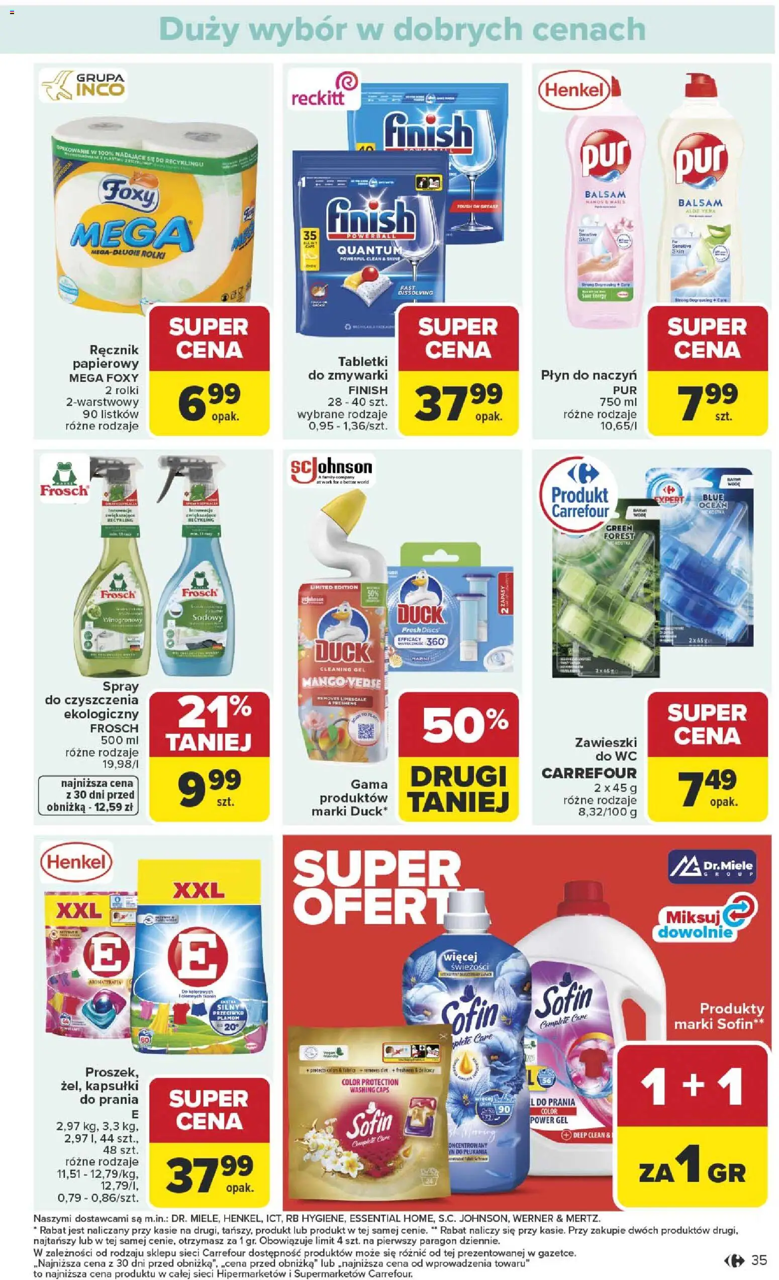 Carrefour Gazetka od 05.01.2026 | Strona: 37 | Produkty: Mango, Rolki, Finish