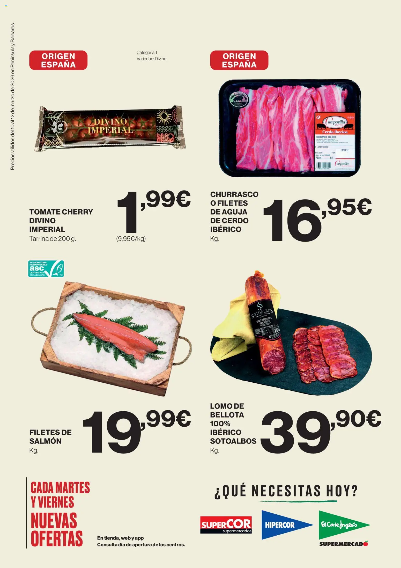 El Corte Inglés ofertas │ válido desde el 10.03.2026 | Página: 2 | Productos: Cerdo, Peso