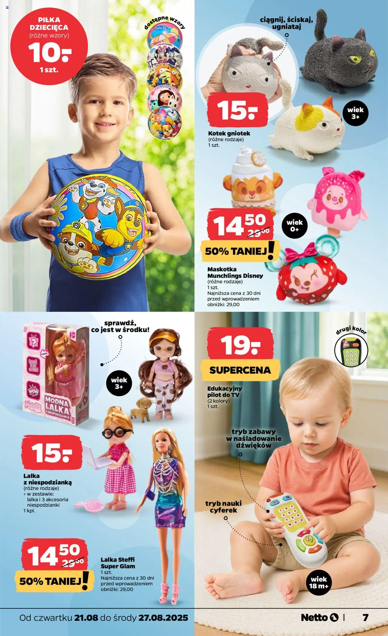 Netto gazetka - Non Food od 21.08.2025 | Strona: 7 | Produkty: Lalka