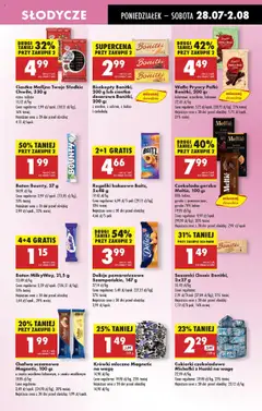 Biedronka gazetka od 28.07.2025 | Strona: 55 | Produkty: Słodycze, Czekolada gorzka, Czekolada, Krówki