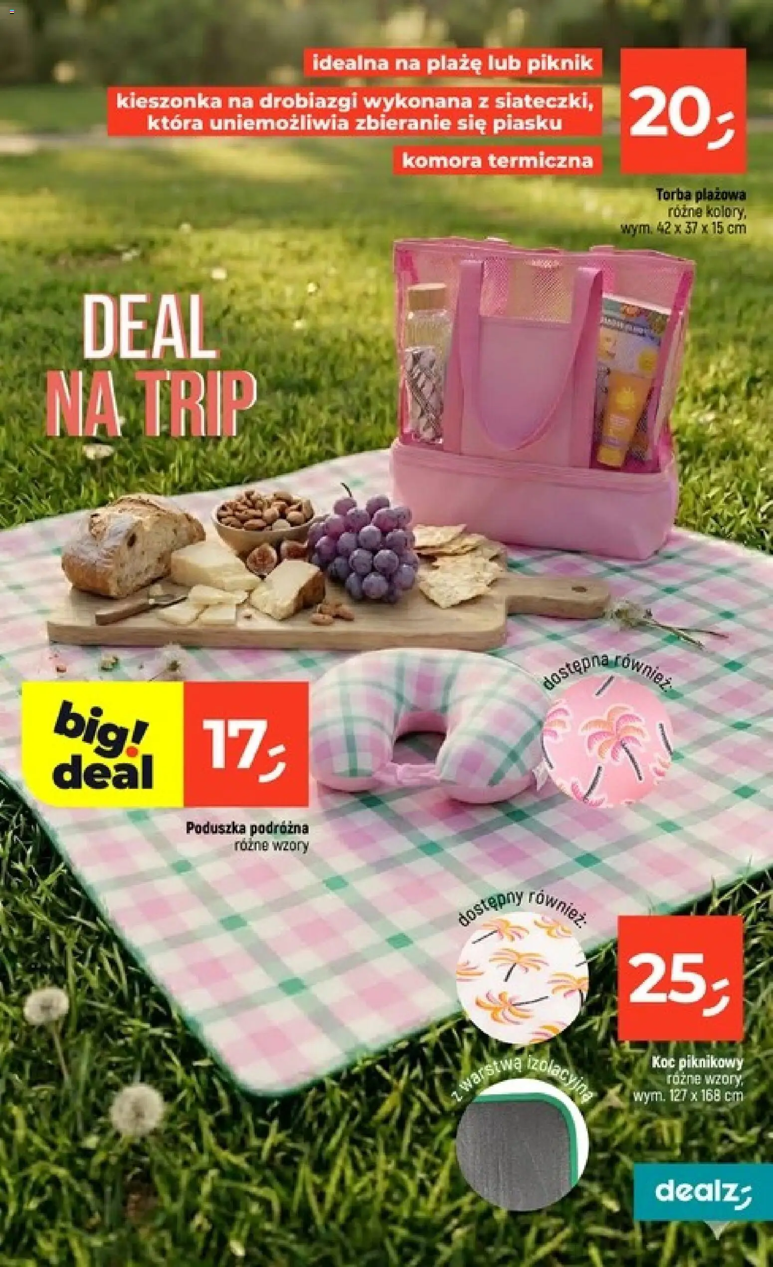 Dealz gazetka od 23.04.2026 | Strona: 29 | Produkty: Torba, Poduszka, Koc