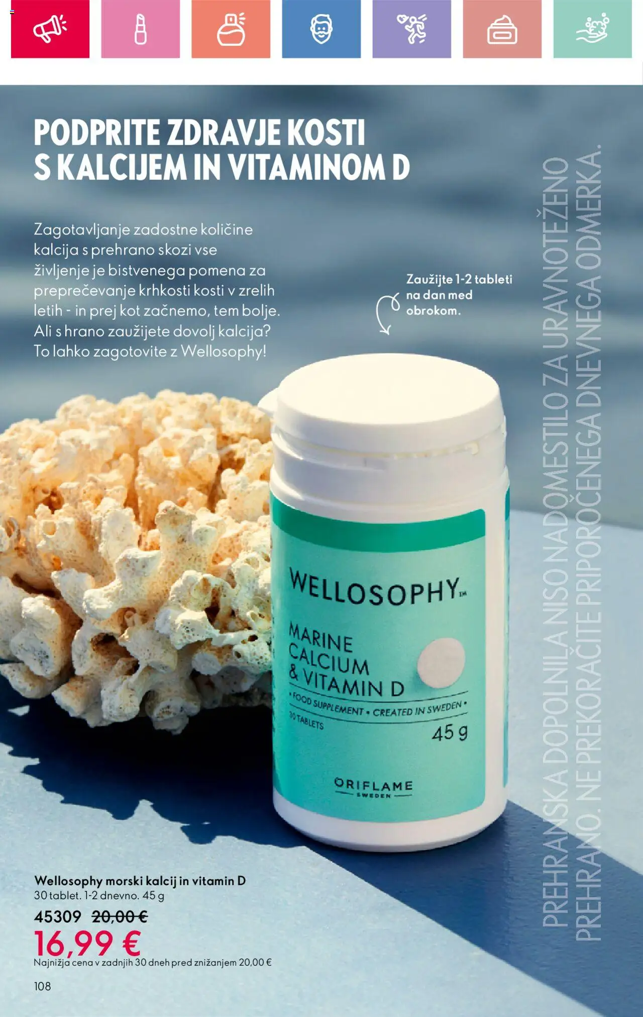 Oriflame katalog 12 │ velja od 24.08.2025 | Stran: 108 | Izdelki: Prehranska dopolnila