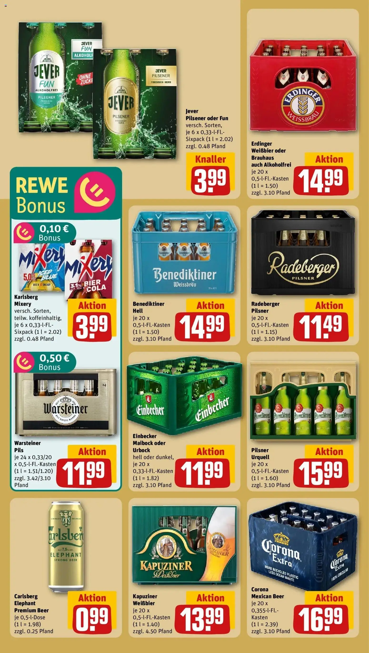 Rewe prospekt Rastede	 – gültig ab 22.02.2026 | Seite: 23 | Produkte: Energy, Bier, Benediktiner hell, Warsteiner