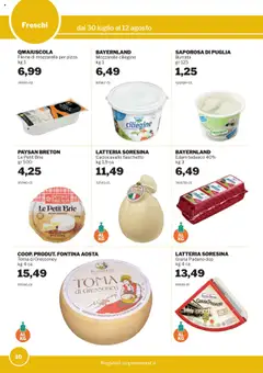 Volantino Sogegross del 30.07.2025 | Pagina: 10 | Prodotti: Pizza, Mozzarella, Grana Padano, Burrata