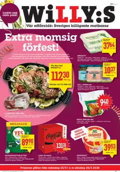 Willys erbjudanden - Förhandsvisning av reklamblad från butik Willys aktuell från 23.03.2026