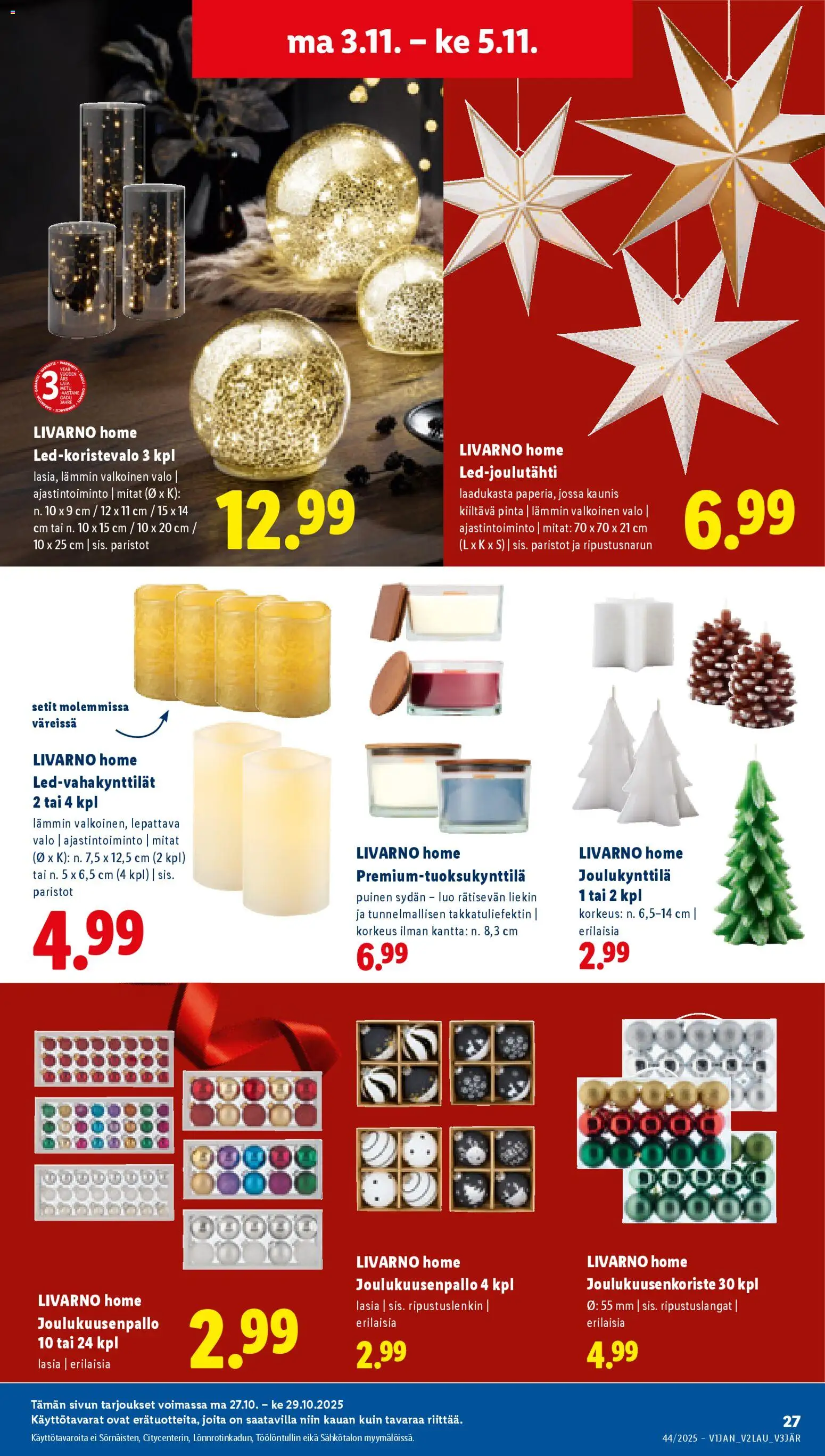 Lidl tarjoukset – voimassa 30.10.2025 alkaen | Sivu: 31 | Tuotteet: Paristot