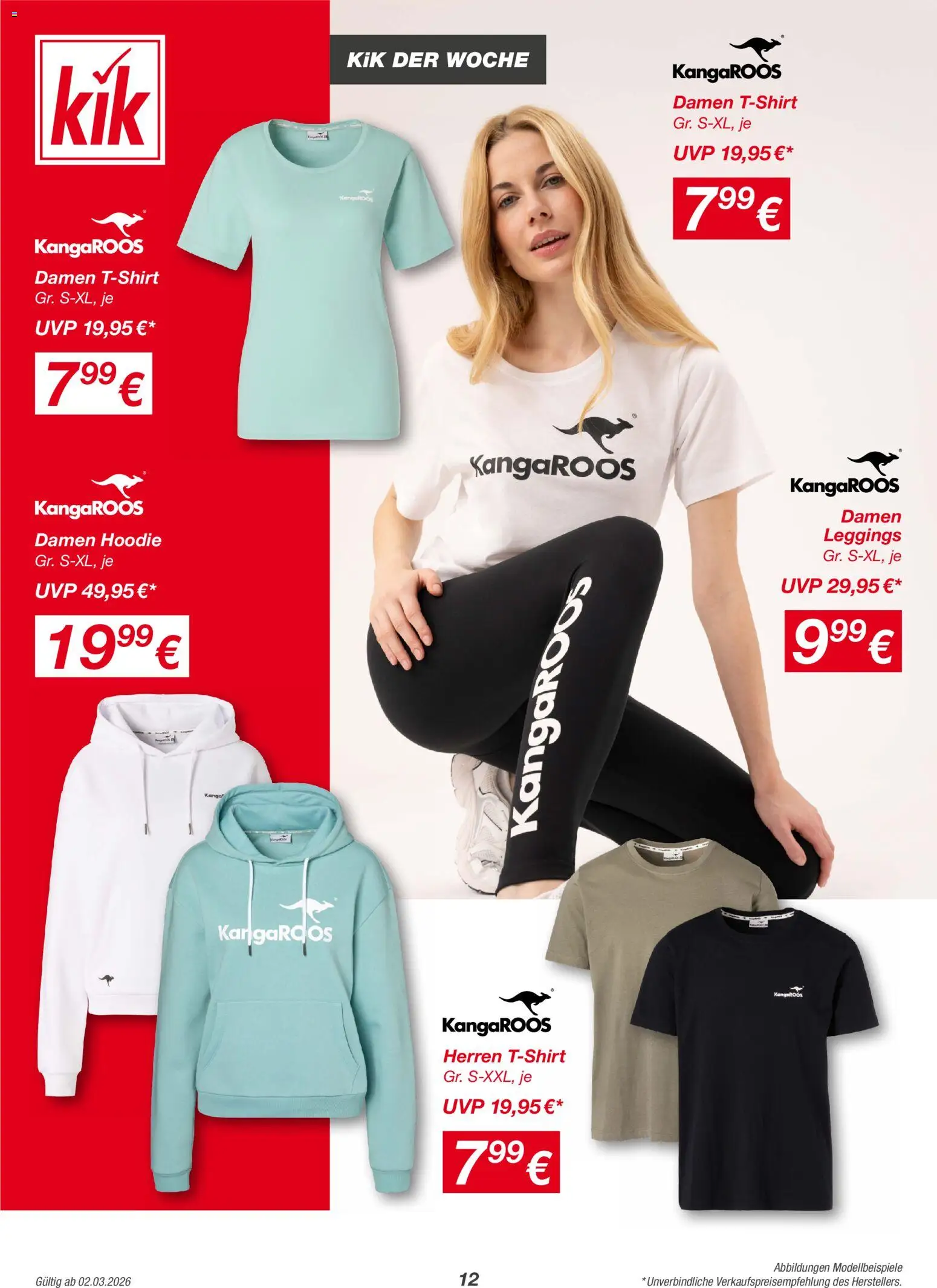 Kik Prospekt 	 – gültig ab 02.03.2026 | Seite: 12 | Produkte: Hoodie, Leggings