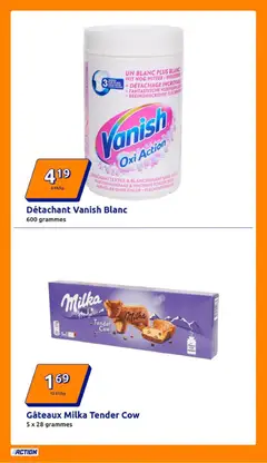 Action - Prévisualisation de Action catalogue de la semaine 43 valide à partir de 22.10.2025 | Page: 18 | Produits: Détachant
