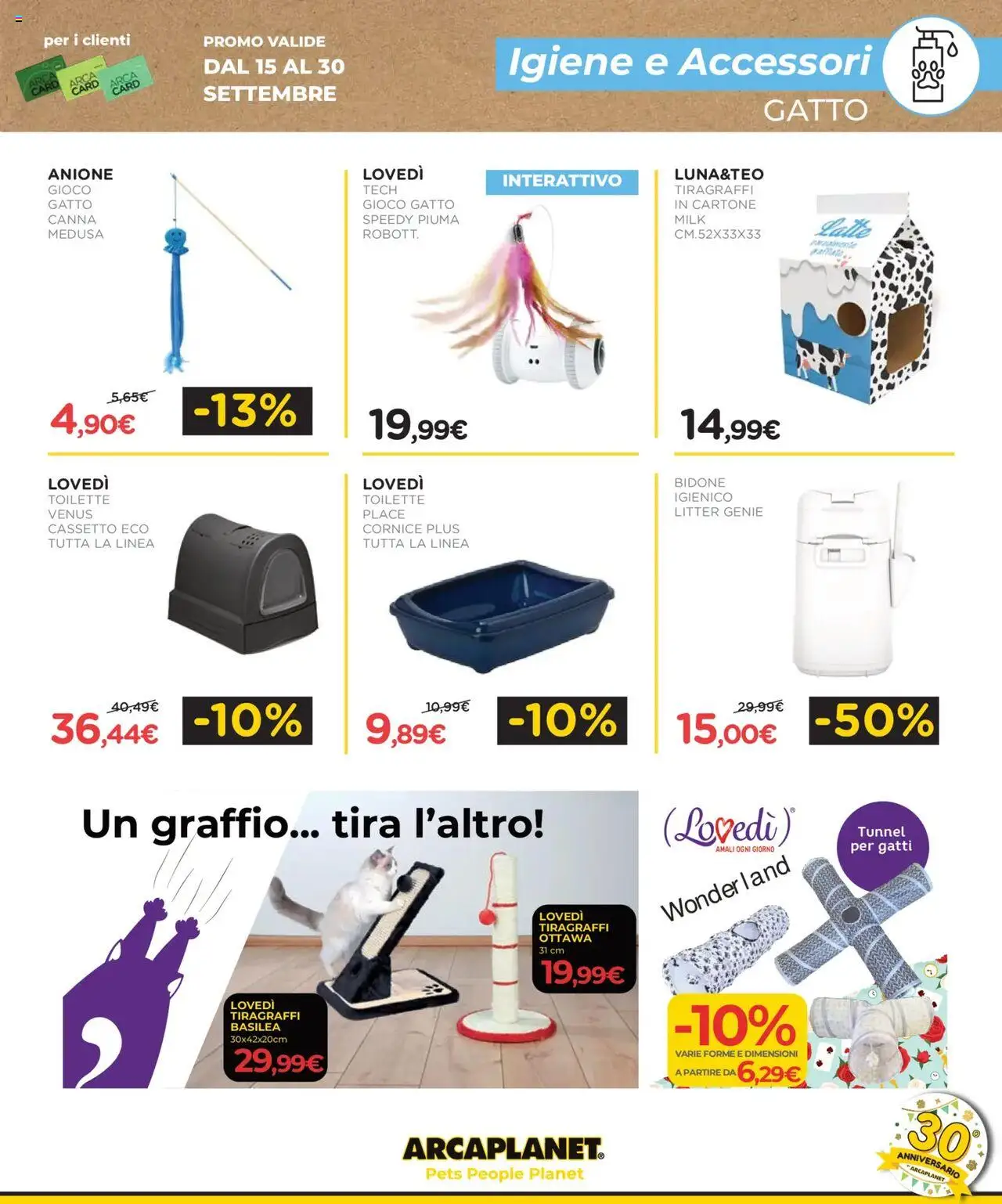 Volantino Arcaplanet del 01.10.2025 | Pagina: 33 | Prodotti: Tiragraffi, Gioco