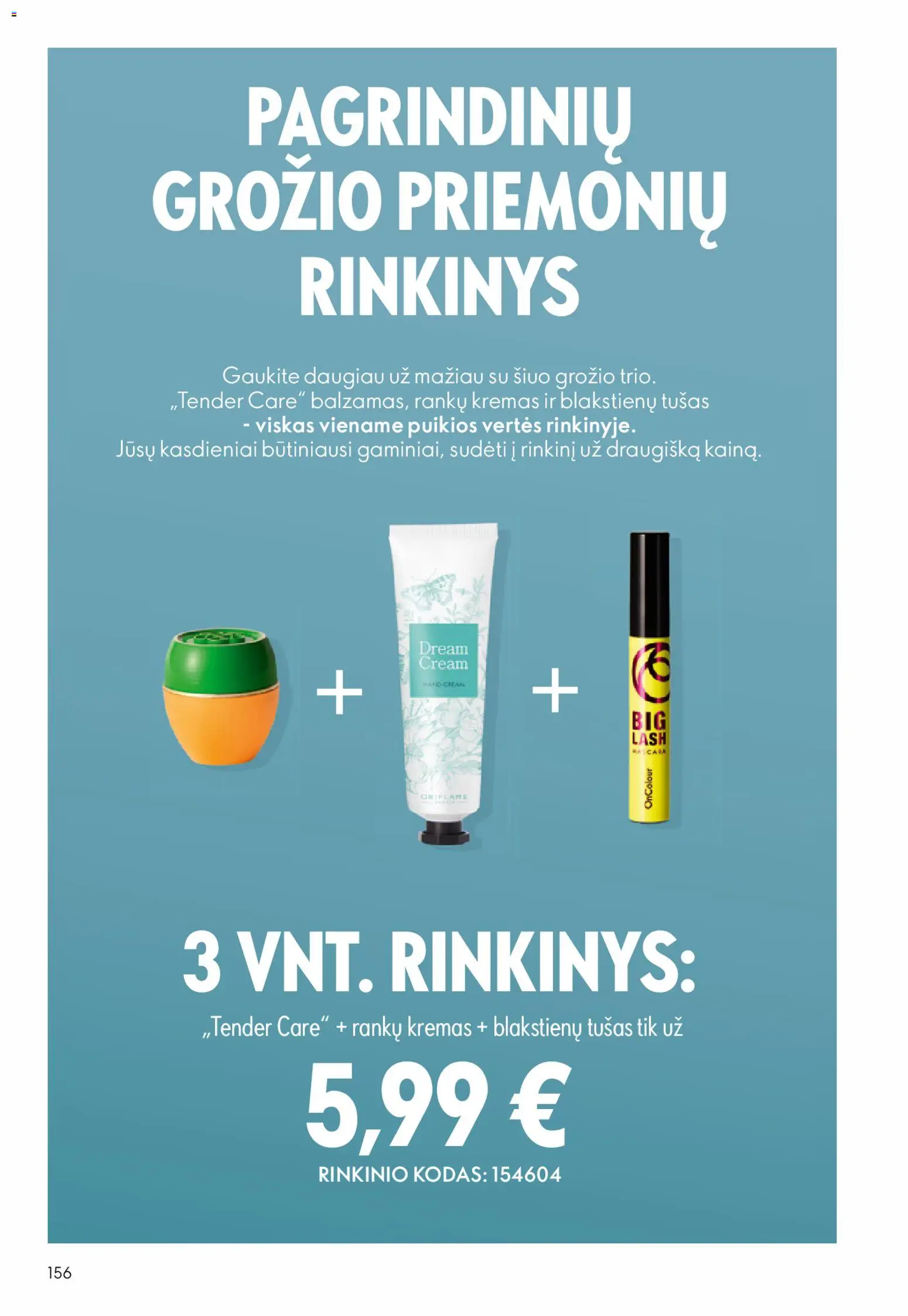 Oriflame akcijos nuo 31.12.2025 | Puslapis: 156 | Prekių: Tušas, Kremas