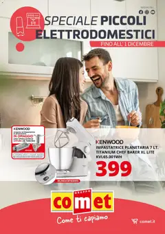 Anteprima del volantino Comet Piccoli Elettrodomestici Cucina catalogo valido a partire dal 14.11.2025