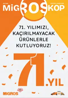 25.09.2025 tarihinden itibaren geçerli olan Migros kataloğu önizlemesi