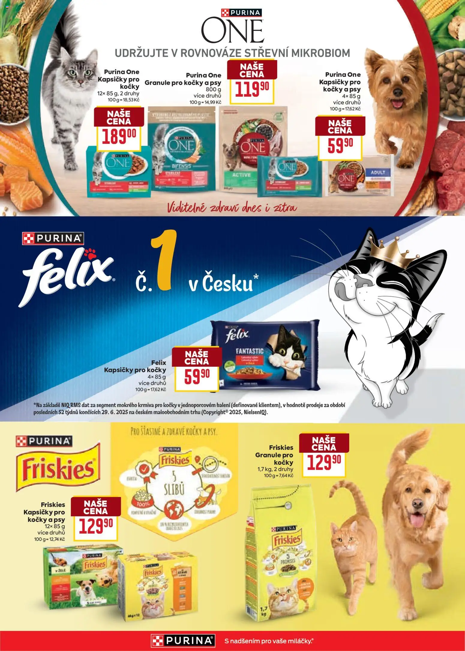 Billa leták - Partneři od 19.11.2025 | Strana: 32 | Produkty: Purina, Granule, Purina one, Friskies granule