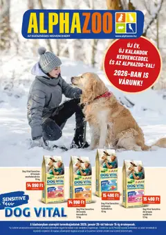 AlphaZoo Akciós újság - amely érvényes a következő dátumtól: 26.01.2026