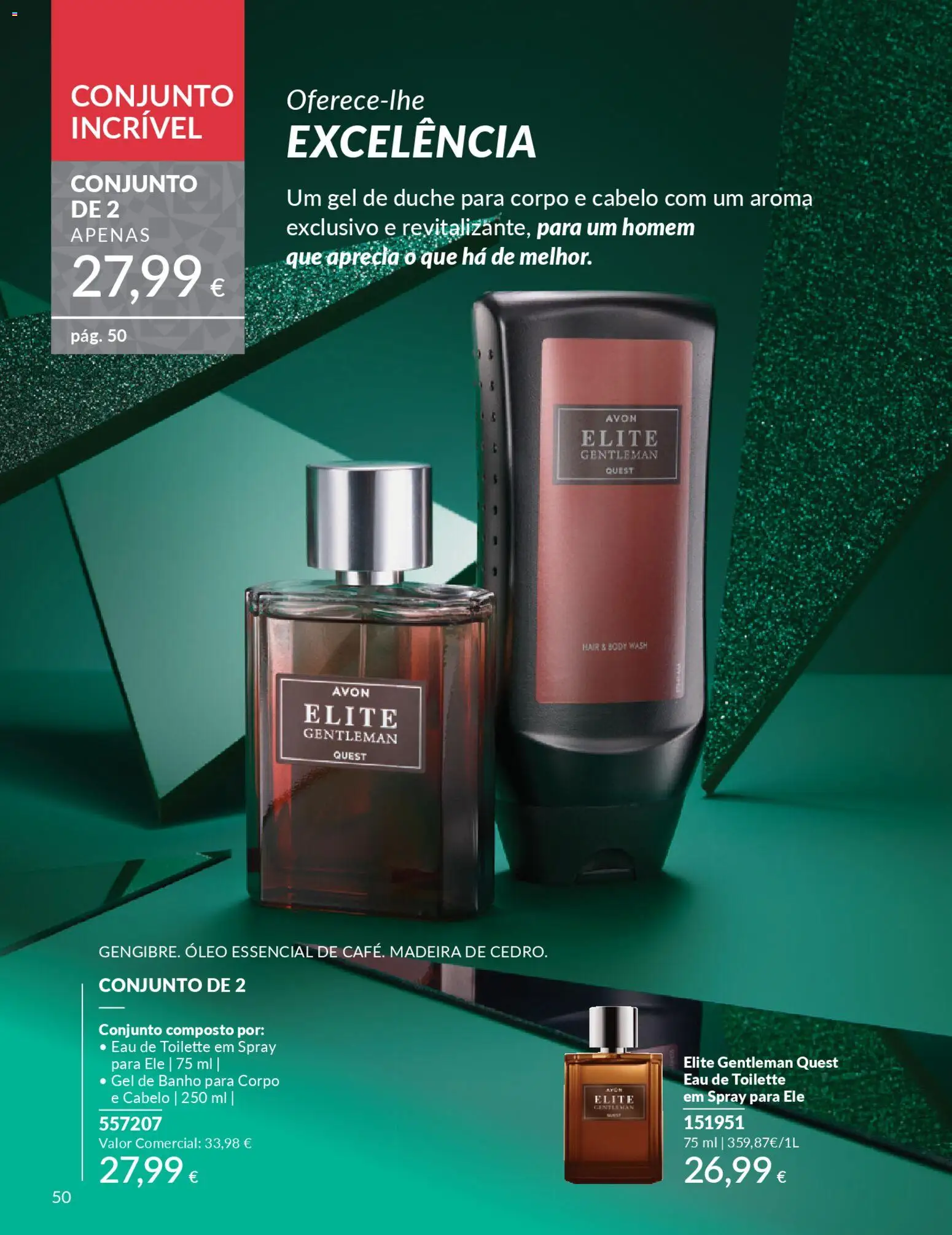 Catálogo Avon Campanha 11 Black Friday │ válido de 01.11.2025 | Página: 50 | Produtos: Eau de toilette, Gel de banho, Banho, Óleo