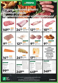 Katso Prisma tarjoukset - Liha voimassa alkaen 21.07.2025