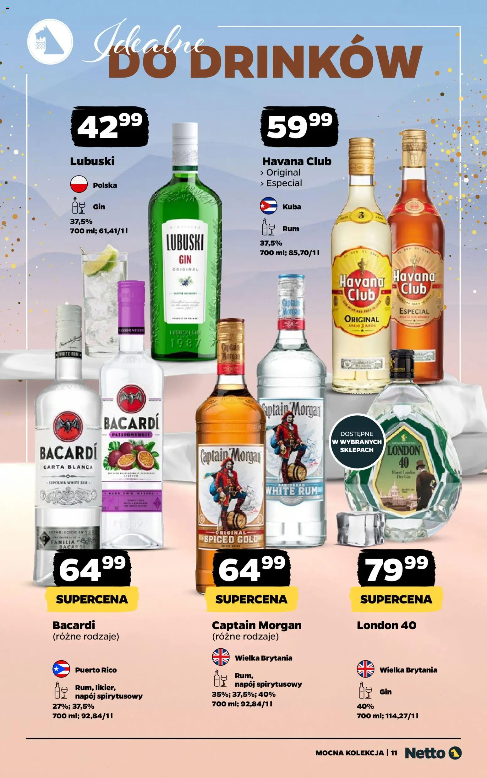 Netto gazetka - Mocna Kolekcja od 22.12.2025 | Strona: 11 | Produkty: Captain Morgan, Rum