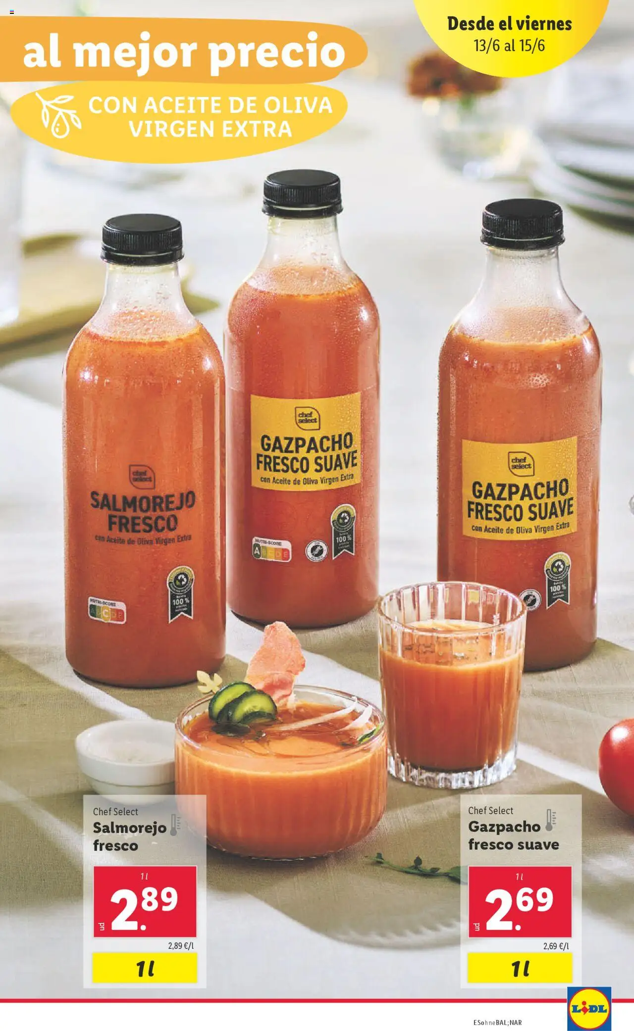 Lidl catálogo MAD │ válido desde el 09.06.2025 | Página: 25 | Productos: Aceite, Aceite de oliva, Aceite de oliva virgen extra, Gazpacho