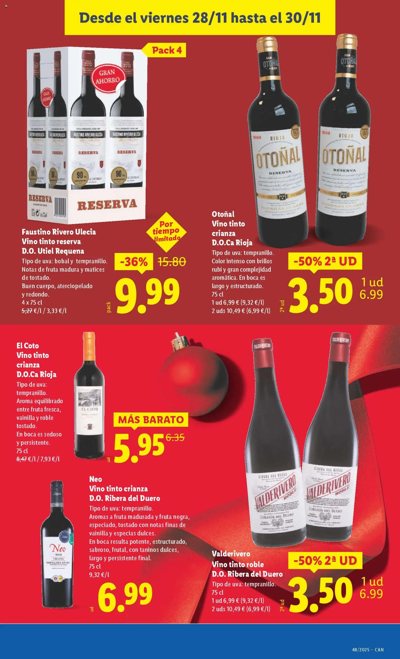 Lidl - Canarias  │ válido desde el 24.11.2025 | Página: 27 | Productos: Vino