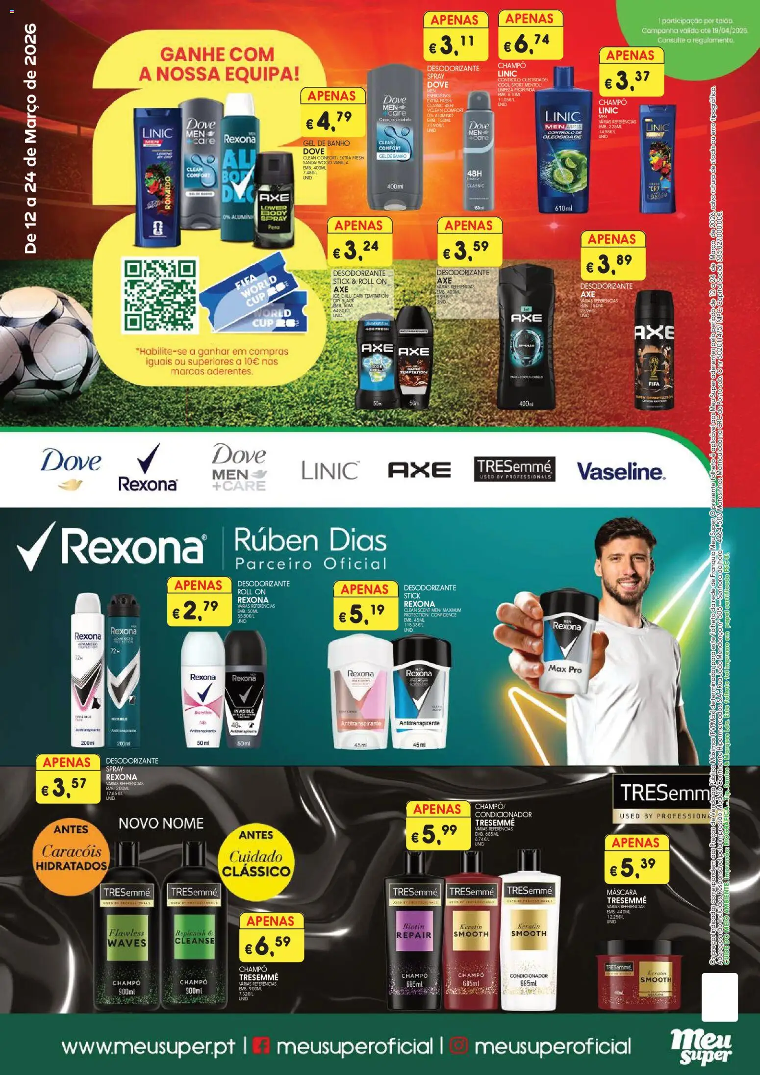 Meu Super folheto │ válido de 12.03.2026 | Página: 2 | Produtos: Condicionador, Gel de banho, Desodorizante, Antitranspirante