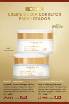 Pré-visualização Creme de Dia Corretor Embelezador - Pele Seca, Imediatamente, a pele fica mais confortável, suavizada e intensamente nutrida. Após 4 semanas, as rugas parecem reduzidas. A pele fica com uma aparência revitalizada e visivelmente mais jovem. Corrige todos os sinais da idade. 50 ml - 97906 válido de 19.02.2026 | Página: 9