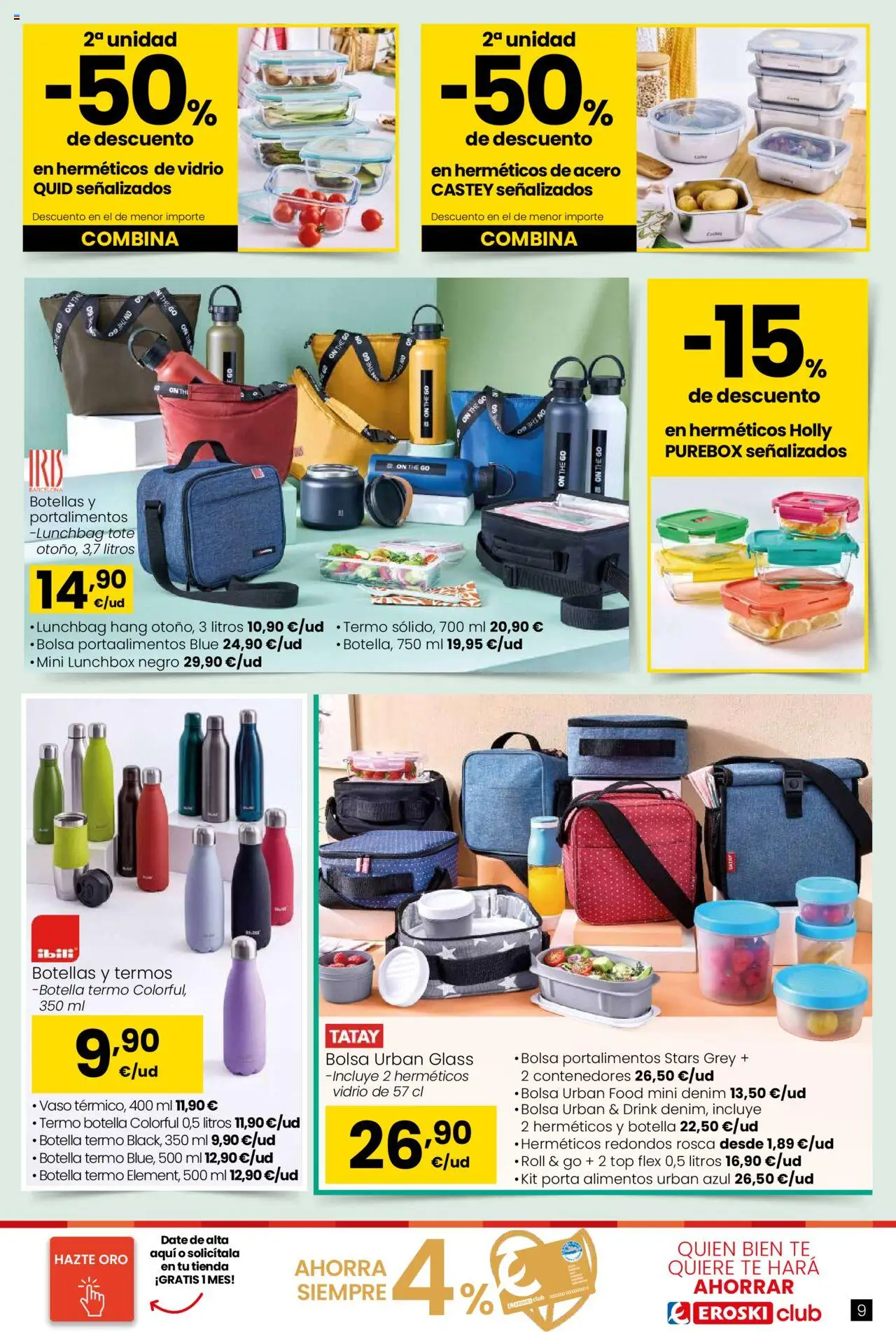 Eroski - Oh! Qué chef │ válido desde el 09.10.2025 | Página: 9 | Productos: Té, Bolsa, Κούβα
