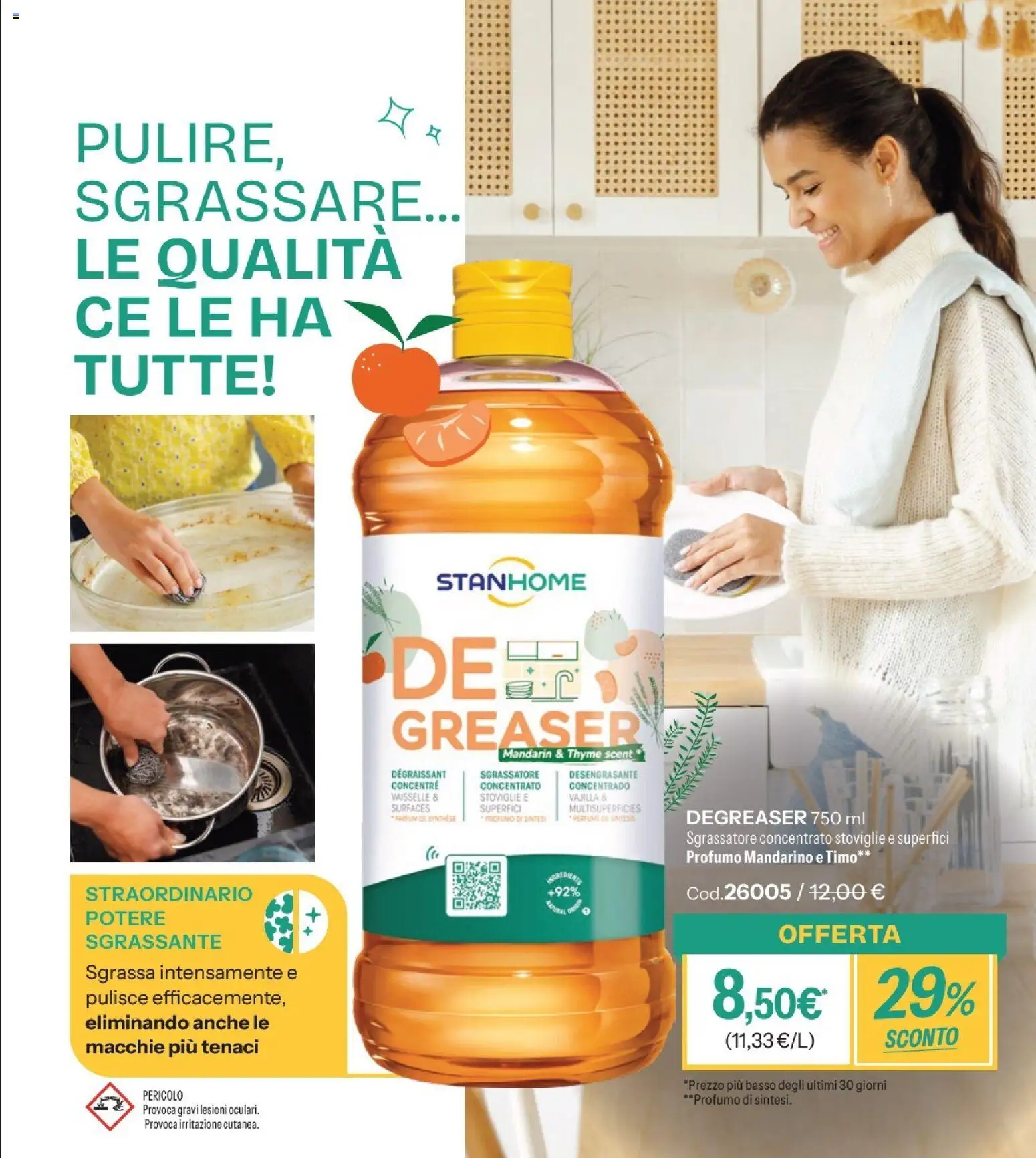 Volantino Stanhome del 27.01.2026 | Pagina: 14 | Prodotti: Sgrassatore, Profumo