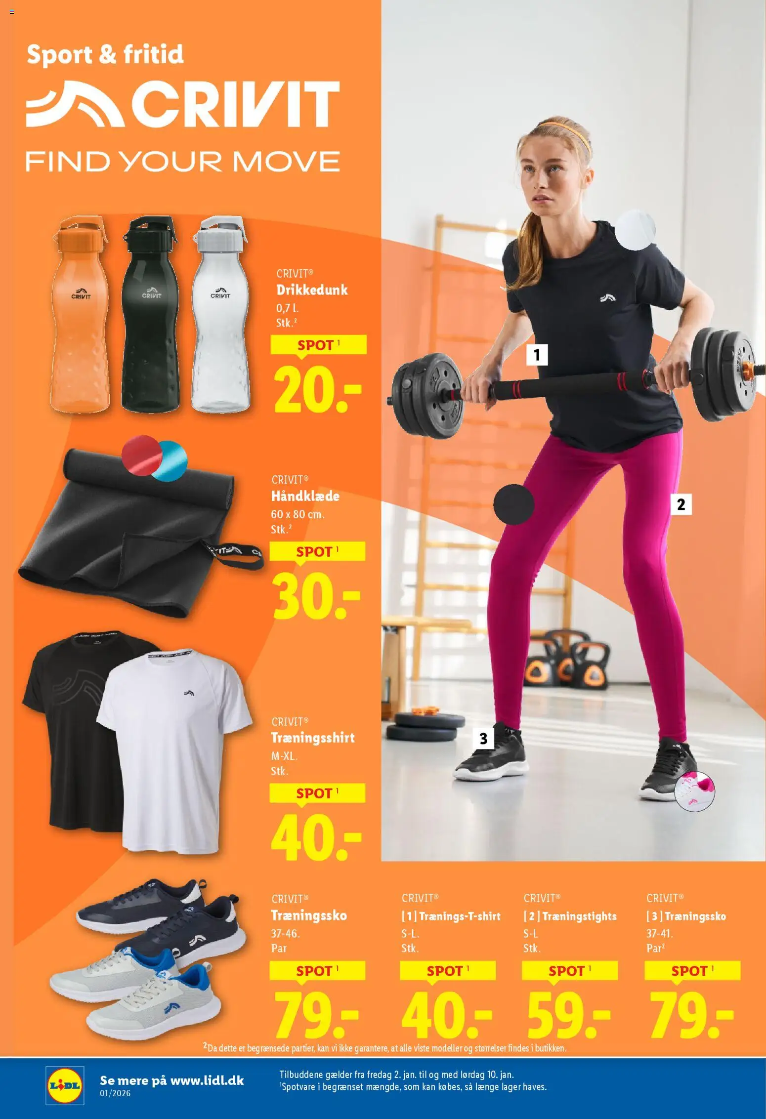 Lidl tilbudsavis – gyldig fra 02.01.2026 | Side: 26 | Produkter: Håndklæde, Søm