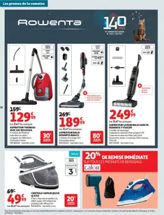 Auchan - Prévisualisation de Auchan prospectus valide à partir de 21.10.2025 | Page: 60 | Produits: Câble, Réservoir d'eau, Balai, Aspirateur balai