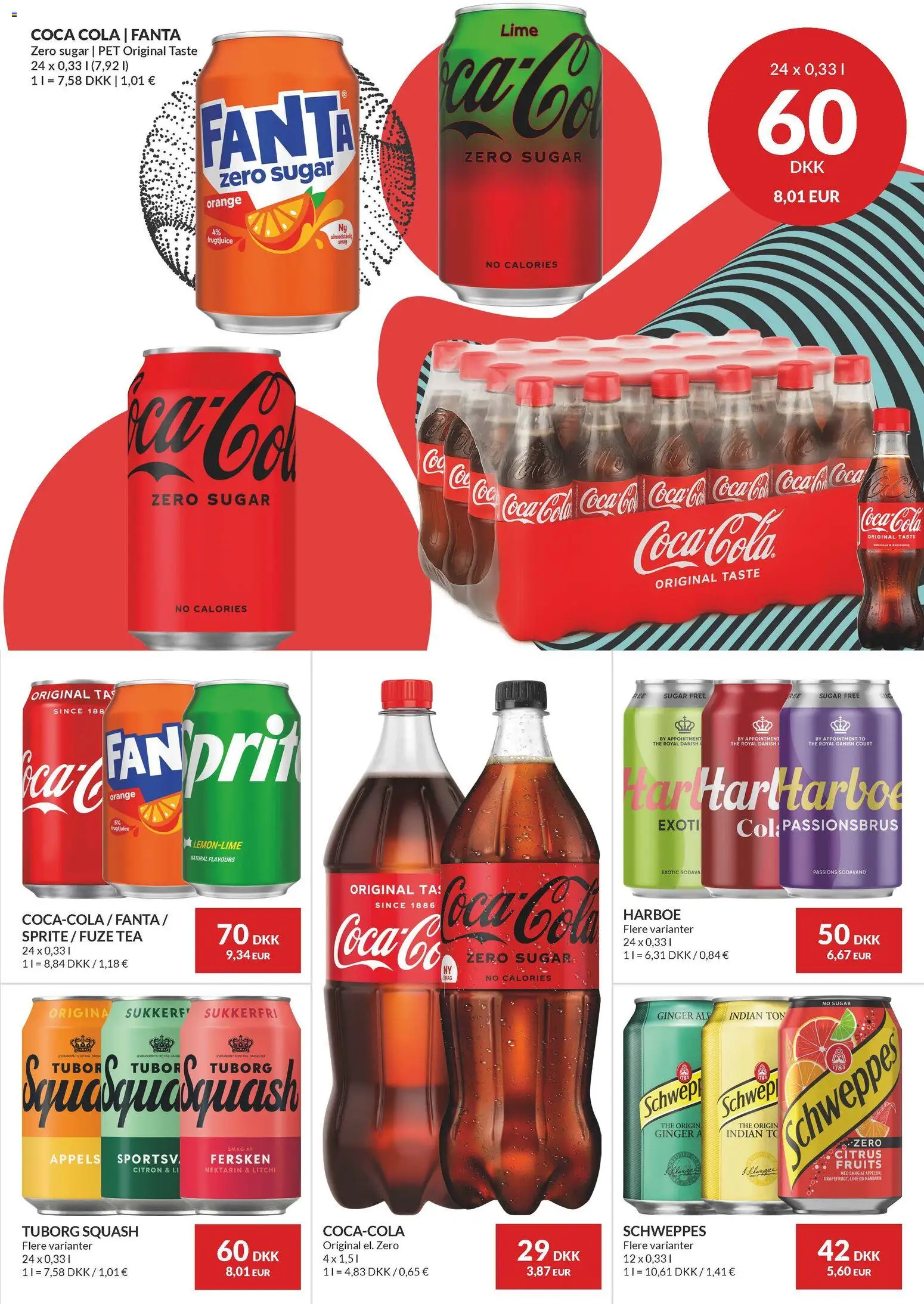 Nielsen Discount tilbudsavis – gyldig fra 08.01.2026 | Side: 33 | Produkter: Lime, Fanta, Cola, Tuborg Squash