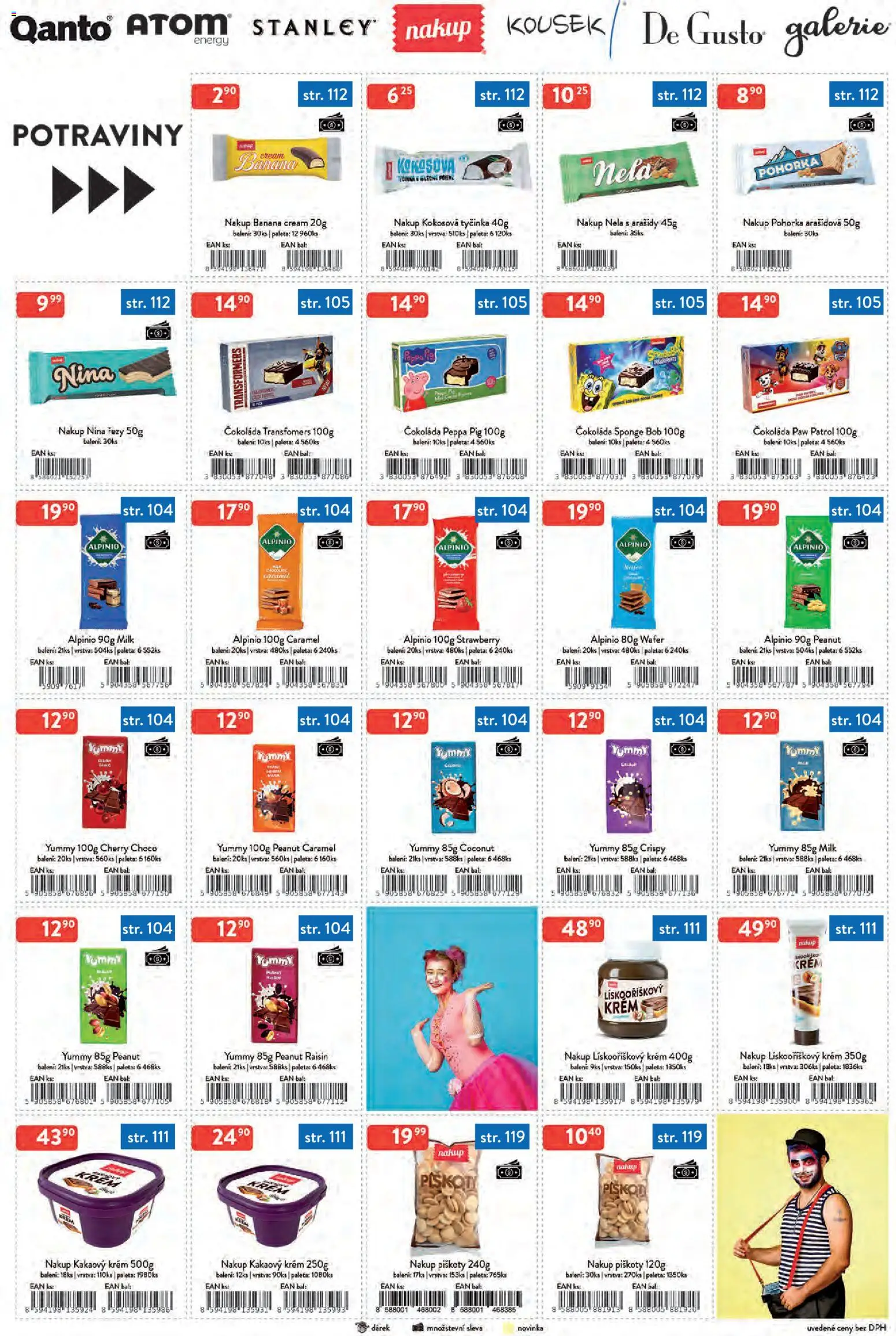 Astur & Qanto leták - Velkoobchod 12/2025 od 01.12.2025 | Strana: 8 | Produkty: Čokoláda, Piškoty, Arašídy, Potraviny