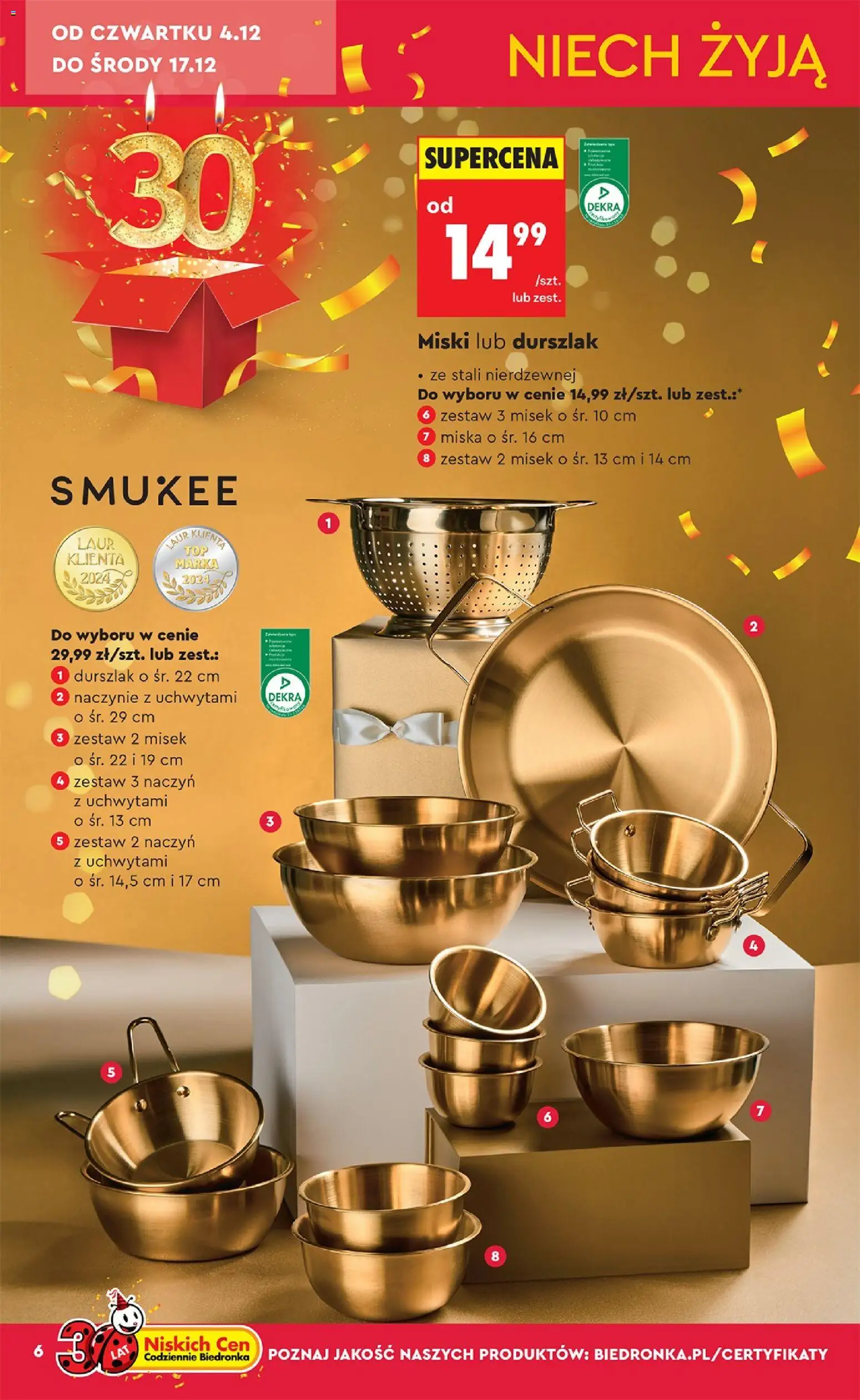 Biedronka gazetka - Hity i inspiracje od 29.11.2025 | Strona: 6