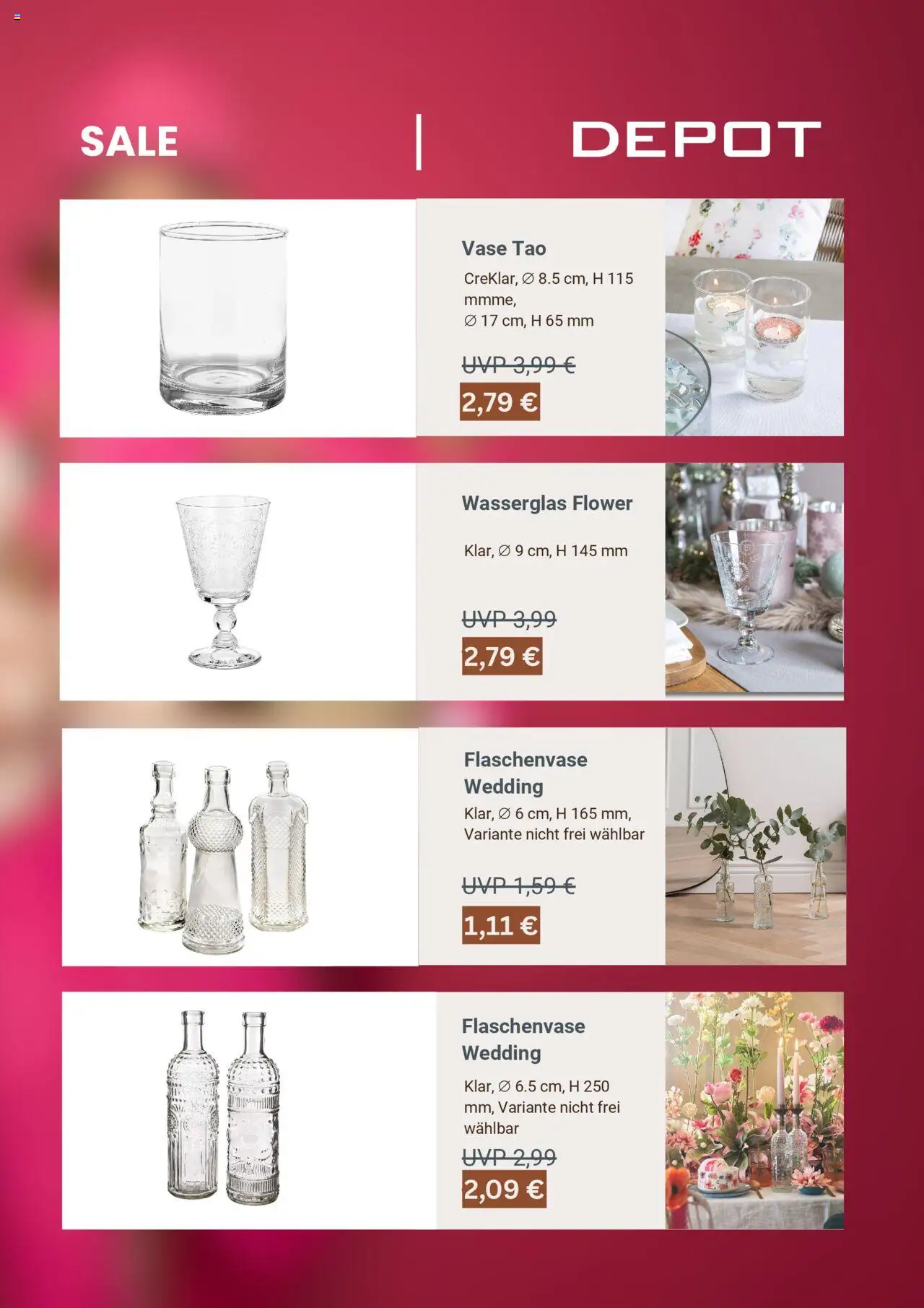 Depot Prospekt 	 - gültig ab dem 08.08.2025 | Seite: 2 | Produkte: Vase