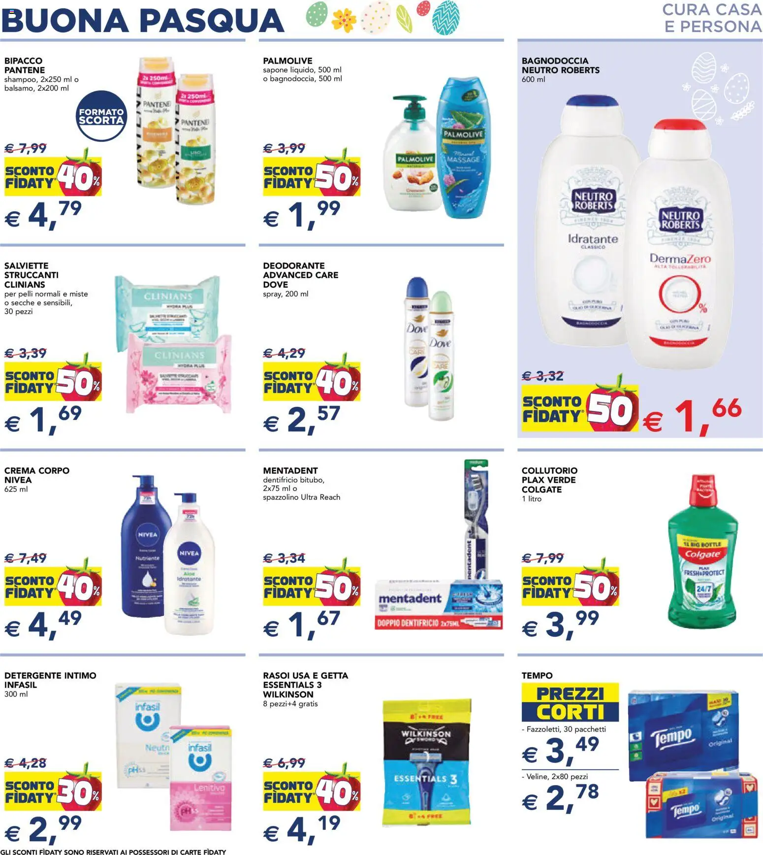 Volantino Esselunga S del 23.03.2026 | Pagina: 21 | Prodotti: Sapone, Deodorante, Dentifricio, Detergente