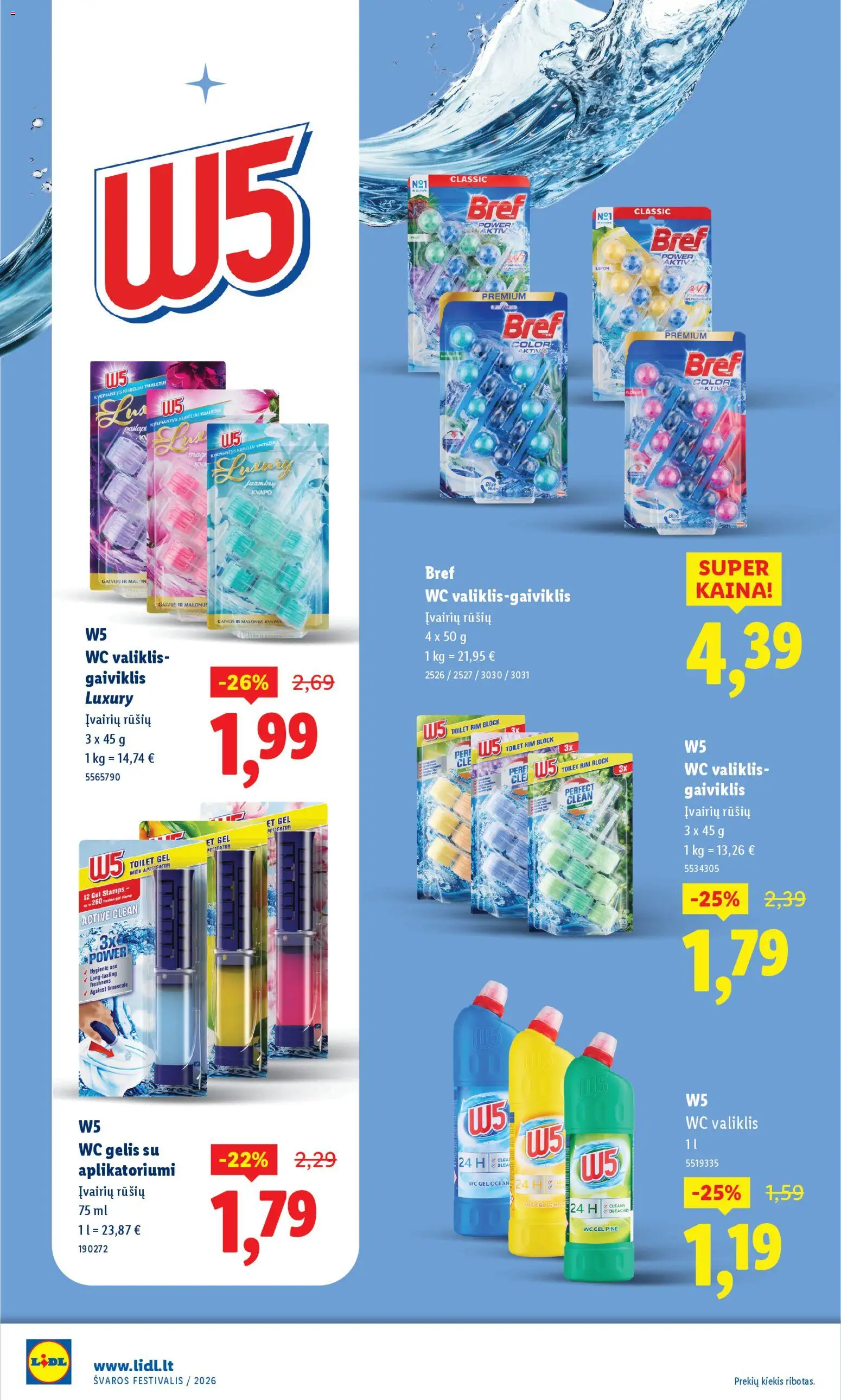 LIDL akcijos nuo 19.03.2026 | Puslapis: 12 | Prekių: Wc